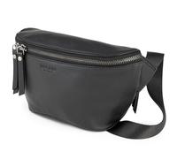 Berliner Bags Premium Bauchtasche Noah, Umhängetasche aus Leder, Crossbody Tasche, Gürteltasche für Damen und Herren - Schwarz