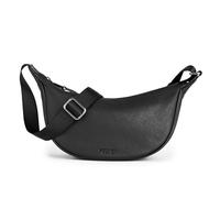 Berliner Bags Premium Crossbody Luna, Halbmond Tasche aus Leder, Moon Bag, Umhängetasche, Schultertaschen für Damen - Schwarz