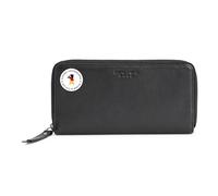 Berliner Bags Premium Geldbörse Margo, Große Portemonnaie aus Leder, Geldbeutel RFID-Schutz, inkl. Geschenk-Box, für Damen - Schwarz