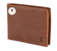 Berliner Bags Premium Geldbörse Peter, Portmonee aus Leder, Geldbeutel mit RFID-Schutz, für Herren - Braun