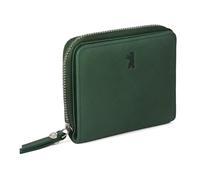 Berliner Bags Premium Geldbörse Sara, Kleine Portemonnaie, Geldbeutel aus Leder, mit TÜV-gepruftem RFID-Schutz, inkl Geschenk-Box, für Damen - Grün