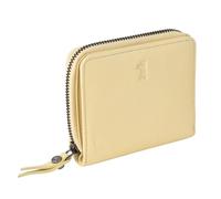 Berliner Bags Premium Geldbörse Sara, Kleine Portemonnaie, Geldbeutel aus Leder, mit TÜV-gepruftem RFID-Schutz, inkl Geschenk-Box, für Damen - Gelb