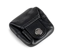 Berliner Bags Premium Kleingeldbörse Lena M, Kleine Geldbörse aus Leder, Mini Münzbörse Portemonnaie für Damen und Herren - Schwarz