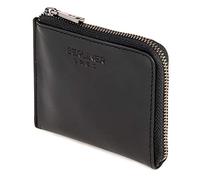 Berliner Bags Premium Münzbörse Mark aus Leder, Coin Purse Mini Geldbeutel für Damen und Herren - Schwarz
