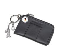 Berliner Bags Premium Schlüsseletui Julian, Schlüsseltasche aus Leder mit Schlüsselring, Kleines Portemonnaie mit RFID-Schutz, für Damen und Herren - Schwarz