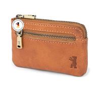Berliner Bags Vintage Geldbörse Eli, Kleines Portmonee aus Leder mit Schlüsselanhänger, Schlüsseltasche für Damen und Herren - Braun