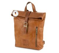 Berliner Bags Vintage Rucksack aus Leder Seattle, kleiner City-Rucksack für Damen - Braun