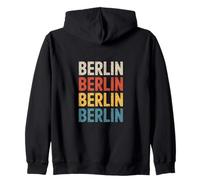 Berliner Retro Stacked Typografie City Style Kapuzenjacke