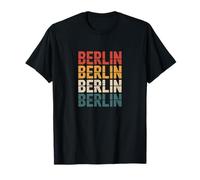 Berliner Retro Stacked Typografie City Style T-Shirt