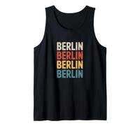 Berliner Retro Stacked Typografie City Style Tank Top