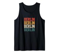 Berliner Retro Stacked Typografie City Style Tank Top