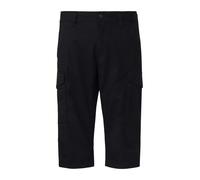 File: Strukturierte Bermuda in 3/4-Länge im Relaxed Fit 38 schwarz 2176108.9999.38