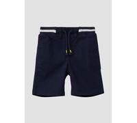 Bermuda aus Baumwollstretch mit Rippbund 122 blau 2164887.5952.122