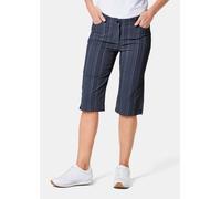 Bermuda CARLA in Streifen-Optik blau 48 Bermuda