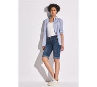 Street One Frauen Bermuda Jeans in Blau, Gr: 32