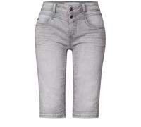 Street One Damen A378568 Bermudas/Shorts, Light Grey Random Washed, 31