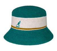 Bermuda Stripe Bucket Hut by Kangol petrol S (54-55 cm)