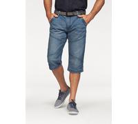Bermudas ARIZONA "Tom", Herren, Gr. 50, N-Gr, blau (blau used), Denim/Jeans, Obermaterial: 100% Baumwolle, used, Basic, normal kniebedeckend, Hosen Bermudas, Topseller (528214-50) blau used