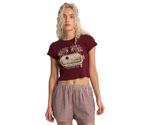 Bermudas BILLABONG "Sun Fade", Damen, Gr. L, rot dahlia, Obermaterial:100% Walkfrottier;, Hosen Bermudas (20758520-L) rot dahlia