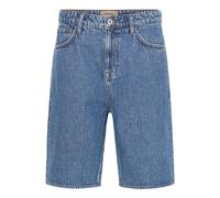 Bermudas BLEND "Bermudas BHBreeze Loose Fit", Herren, Gr. S, N-Gr, blau (denim middle blau), Obermaterial: 100% Baumwolle CO., Hosen Bermudas (95399825-S) denim middle blau