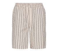 Bermudas BLEND "BHMAXIM RELX EASYPULL WOVENSHS", Herren, Gr. M, N-Gr, bleachedsand, Web, Obermaterial: 100% Baumwolle, gestreift, relaxed fit kniefrei, Hosen Bermudas (87339509-M) bleachedsand