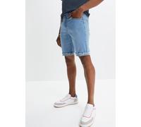 Bermudas BONPRIX, Herren, Gr. 46, N-Gr, hellblau denim, Obermaterial: 98% Baumwolle, 2% Elasthan, regular fit, Hosen Bermudas, aus Baumwolle und Elasthan, mit Stretch-Material, reguläre Passform (5000