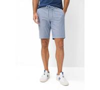Bermudas BRAX "Style BALU", Herren, Gr. 40, Normalgrößen, himmelblau, Web, 55% Baumwolle, 44% Leinen, 1% Elasthan, Hosen Bermudas (83735846-40) himmelblau