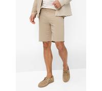 Bermudas BRAX "Style BOZEN", Herren, Gr. 30, Normalgrößen, beige, Web, 78% Baumwolle, 19% Lyocell, 3% Elasthan, Hosen Bermudas (67868966-30) beige