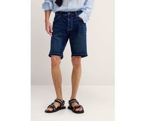 Bermudas BUGATTI "DynamicSeries", Herren, Gr. 54, Normalgrößen, 385, mittelblau, 84% Baumwolle, 15% Polyester, 1% Elasthan, unifarben, normal, Hosen Bermudas, mit Stretch-Funktion (83064408-54) 385, m