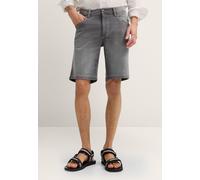 Bermudas BUGATTI "DynamicSeries", Herren, Gr. 56, Normalgrößen, 235, grau, 84% Baumwolle, 15% Polyester, 1% Elasthan, unifarben, normal, Hosen Bermudas, mit Stretch-Funktion (84305512-56) 235, grau