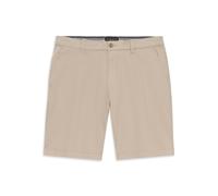 Bermudas BUGATTI, Herren, Gr. 48, Normalgrößen, beige (20, sanftes weiß), 98% Baumwolle, 2% Elasthan, unifarben, regular fit, Hosen Bermudas, Regular Fit aus Baumwolle-Elasthan (77443525-48) 20, sanft
