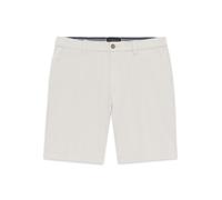 Bermudas BUGATTI, Herren, Gr. 56, Normalgrößen, beige (10, weiß), 98% Baumwolle, 2% Elasthan, unifarben, regular fit, Hosen Bermudas, Regular Fit aus Baumwolle-Elasthan (35255636-56) 10, weiß