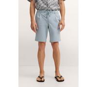Bermudas BUGATTI "Soft touch", Herren, Gr. 48, Normalgrößen, 320, hellblau, 98% Baumwolle, 2% Elasthan, unifarben, normal, Hosen Bermudas, mit Kordelzug (33161902-48) 320, hellblau