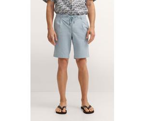 Bermudas BUGATTI "Soft touch", Herren, Gr. 50, Normalgrößen, 320, hellblau, 98% Baumwolle, 2% Elasthan, unifarben, normal, Hosen Bermudas, mit Kordelzug (33161902-50) 320, hellblau