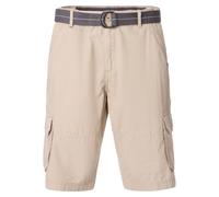 Bermudas CASAMODA "CASAMODA Bermuda BEN uni", Herren, Gr. 33, Normalgrößen, beige, 100% Baumwolle, Hosen Bermudas (74130317-33) beige