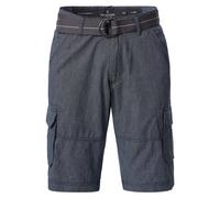 Bermudas CASAMODA "CASAMODA Bermuda BEN uni", Herren, Gr. 34, Normalgrößen, graues mittelblau, 100% Baumwolle, Hosen Bermudas (18130901-34) graues mittelblau