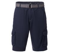 Bermudas CASAMODA "CASAMODA Bermuda BEN uni", Herren, Gr. 38, Normalgrößen, dunkelblau, 100% Baumwolle, Hosen Bermudas (31831455-38) dunkelblau