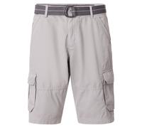 Bermudas CASAMODA "CASAMODA Bermuda BEN uni", Herren, Gr. 38, Normalgrößen, grau, 100% Baumwolle, Hosen Bermudas (10034310-38) grau
