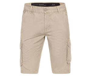 Bermudas CASAMODA "CASAMODA Bermuda uni", Herren, Gr. 33, Normalgrößen, beige, 100% Baumwolle, Hosen Bermudas (36397961-33) beige