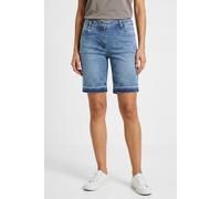 Bermudas CECIL "Style Neele", Damen, Gr. 34, N-Gr, blau (light blau washed), Web, Obermaterial: 71% Baumwolle, 27% Polyester, 2% Elasthan. Futter: 52% Polyester, 48% Baumwolle, unifarben, loose fit, H