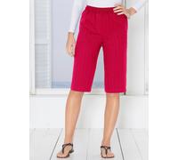 Bermudas CLASSIC BASICS, Damen, Gr. 44, Normalgrößen, rot, 100% Polyester, unifarben, kurz, Hosen Bermudas (69243242-44) rot