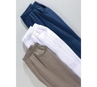 Bermudas CLASSIC BASICS, Damen, Gr. 46, Normalgrößen, beige, 100% Polyester, unifarben, kurz, Hosen Bermudas (39808716-46) beige