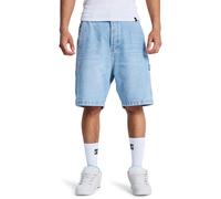 Bermudas DC SHOES "Baggy", Herren, Gr. 31SM, blau (indigo light), Obermaterial: 75% Baumwolle, 25% Baumwolle., Hosen Bermudas (45581620-31) indigo light