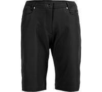 Bermudas DEPROC ACTIVE "KENORA URBAN Short & kurze Hose", Damen, Gr. 44L, Normalgrößen, schwarz, Web, 97% Polyester. 3% Elasthan, regular fit ca. Mitte Oberschenkel, Hosen Bermudas, In melierter Optik