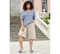 Bermudas elfenbein-bleu-bedruckt 58