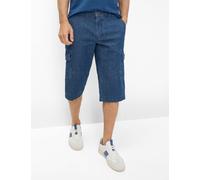 Bermudas EUREX BY BRAX "Style BILL", Herren, Gr. 25U, Unterbauchgrößen, blau (dunkelblau), Denim/Jeans, 98% Baumwolle, 2% Elasthan, Hosen Bermudas (53283406-25) dunkelblau