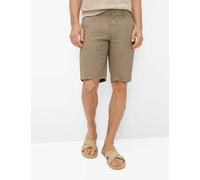 Bermudas EUREX BY BRAX "Style BOSSE", Herren, Gr. 31U, Unterbauchgrößen, natur, Web, 52% Leinen, 48% Baumwolle, Hosen Bermudas (15458119-31) natur