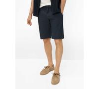 Bermudas EUREX BY BRAX "Style BOSSE", Herren, Gr. 54, Normalgrößen, navy, Web, 52% Leinen, 48% Baumwolle, Hosen Bermudas (53454524-54) navy