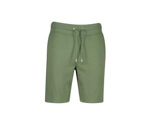 Bermudas GANT "Shorts Regular Shield Sweat Shorts", Herren, Gr. L, N-Gr, grün (grün (dry herb)), Obermaterial: 87% Baumwolle CO. 13% Polyester PES., Hosen Bermudas (27334132-L) grün (dry herb)