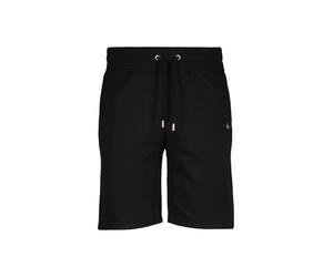 Bermudas GANT "Shorts Regular Shield Sweat Shorts", Herren, Gr. M, N-Gr, schwarz, Obermaterial: 87% Baumwolle CO. 13% Polyester PES., Hosen Bermudas (97257049-M) schwarz